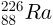 _%7B88%7D%5E%7B226%7DRa